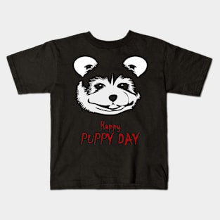 Happy Puppy Day Kids T-Shirt